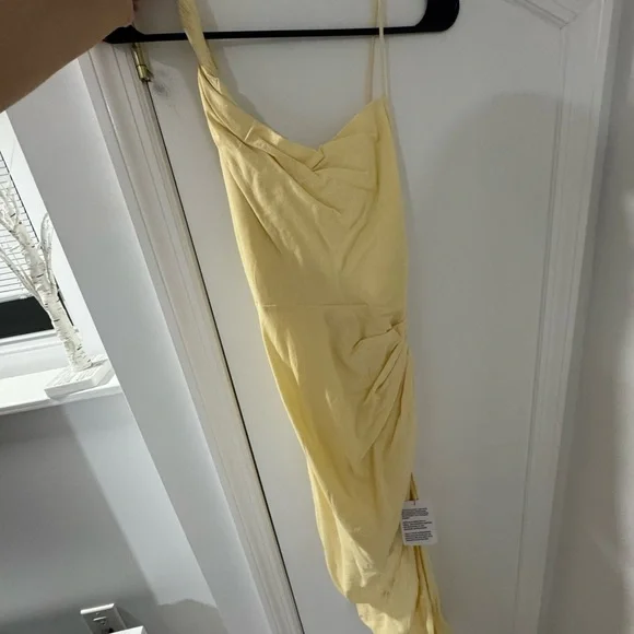 ASOS Yellow Midi Dress